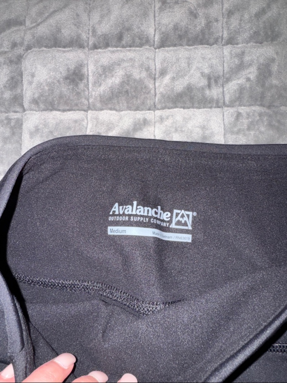 Avalanche Black High-Rise Leggings with Side Panels - Picture 5 of 6